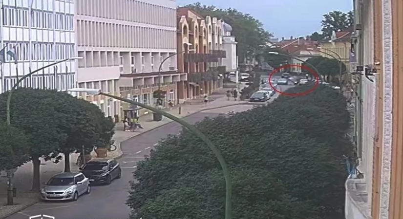 Vérfagyasztó ámokfutás: öt autót amortizált le a drogos sofőr Kaposvár belvárosában