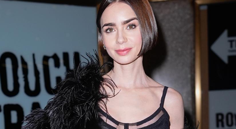 Az Emily Párizsban sztárja, Lily Collins szinte pucéran érkezett egy beszélgetős műsorba – fotón a vadító szerelése