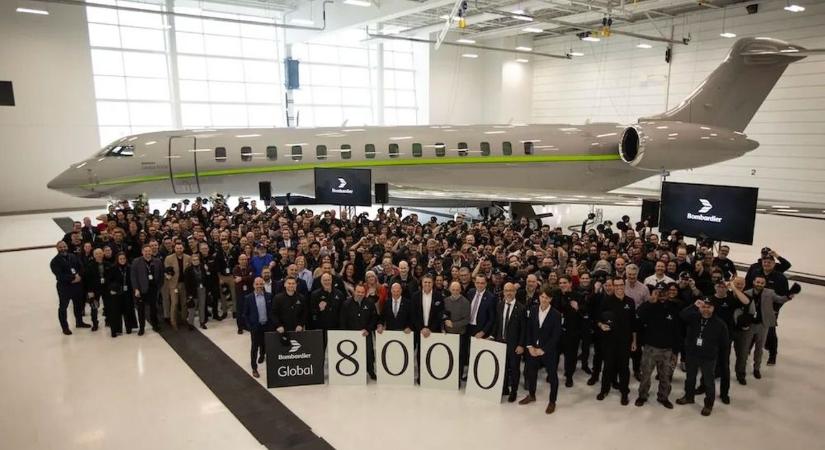 Átadták a világ leggyorsabb magánrepülőgépét, nem akárki vette meg: a Concorde óta nem látott ilyet a Föld — videón a Global 8000