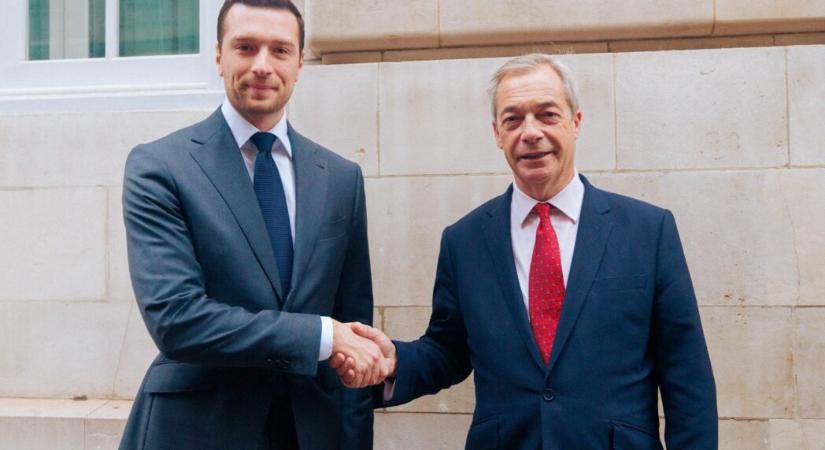 Jordan Bardella Nigel Farage segítségével állítaná vissza Európa határait