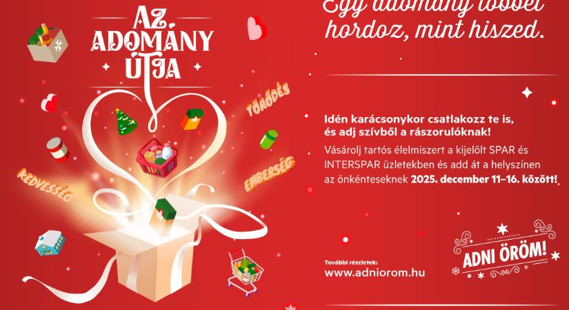Tegyél a kosaradba egy kis gondoskodást! – Indul az Adni Öröm! adománygyűjtő akció