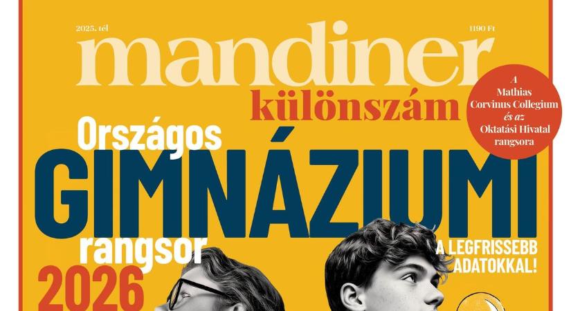 Megjelent az MCC 2026-os Országos Gimnázium Rangsora
