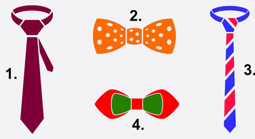 Személyiségteszt: ön szerint melyik nyakkendő illik egy céges karácsonyi bulihoz? Most kiderül, mennyire normakövető ön!