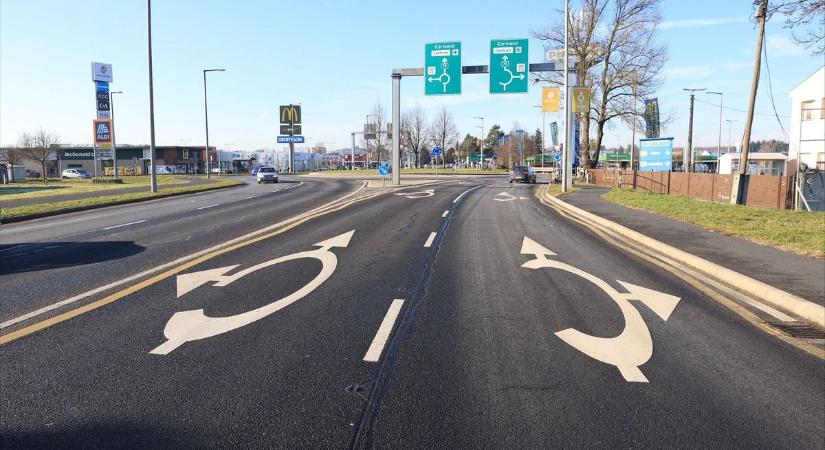 Dupla körforgalom: te ismered a ki- és behajtás szabályait? Most szakértő segít ebben (galéria)