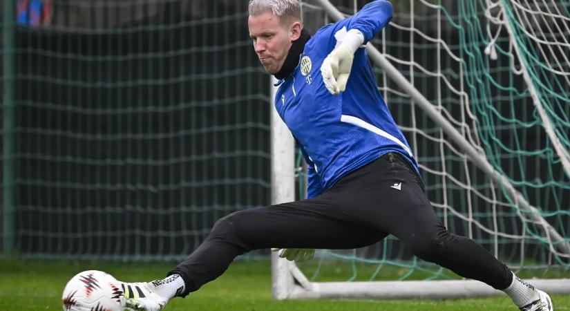 Gróf a kapuban, Yusuf és Varga Barnabás kezd elöl a Rangers elleni El-mérkőzésen