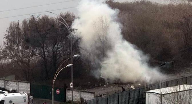 Robbanás történt Kijev Darnica kerületében, egy ember meghalt, egy megsebesült