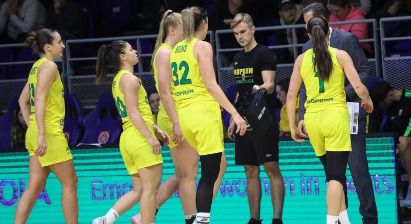 16 pontos vereséget szenvedett a Sopron a női kosárlabda Európa-kupában