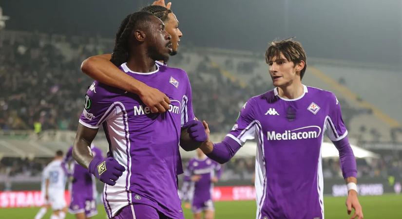 Fontos győzelmet aratott a Fiorentina a Konferencialigában