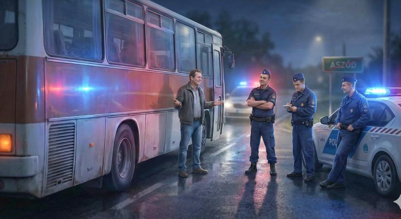 Nem akart hazagyalogolni, a busz nem jött, úgyhogy ellopta azt, amelyik ott parkolt