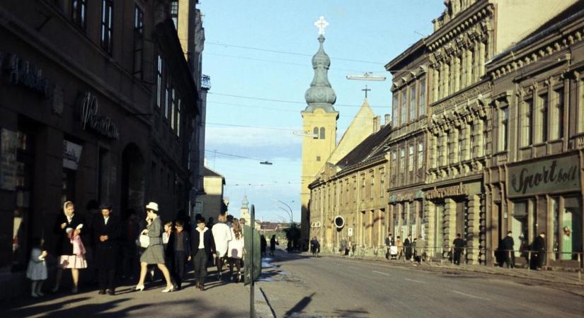 Ilyen volt Szombathely egykori nyüzsgő belvárosa 1966-ban