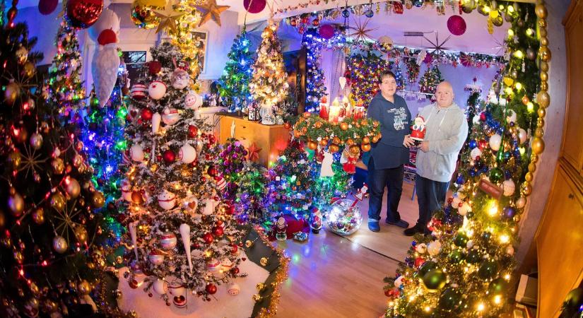 Ilyet még nem látott – ez a világ legőrültebb karácsonyfa-gyűjteménye – videó