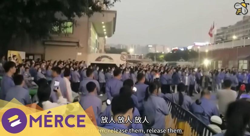 Hatalmas sztrájk Kínában: a munkásoktól a rendőrség is meghátrált