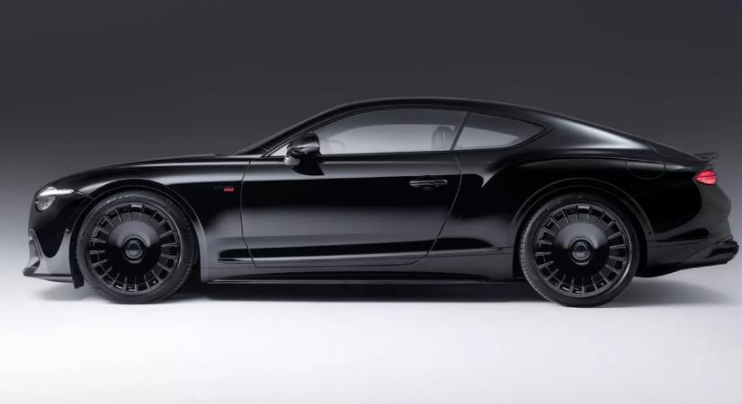 Vészjóslóan fekete a Brabus 900 lovas benzinpusztító Bentley sportkupéja