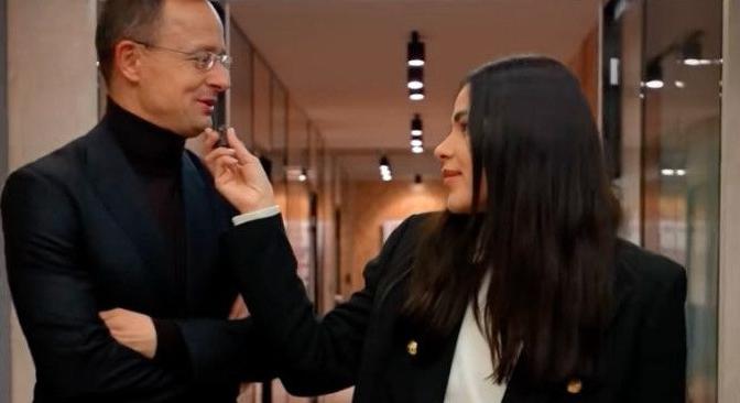 Gáspár Evelin is Moszkvában volt Szijjártó Péterrel