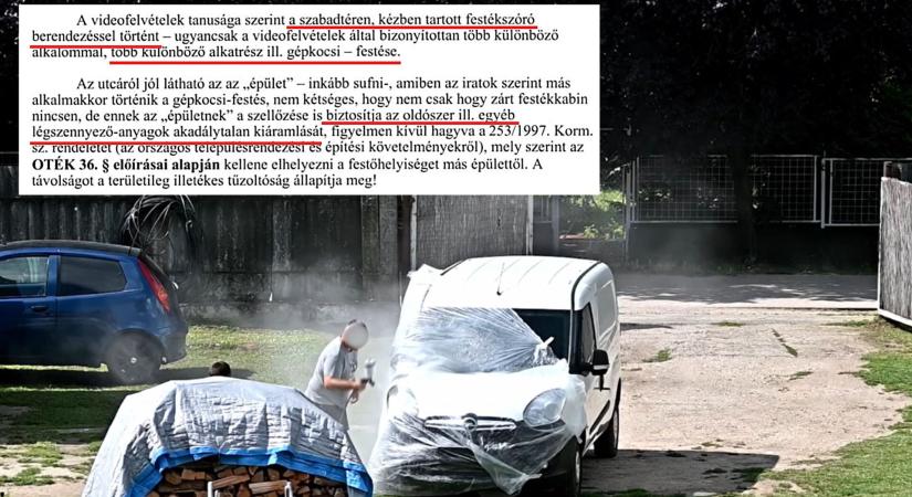 Egy illegális autófényező műhely keseríti a maglódiak életét évek óta