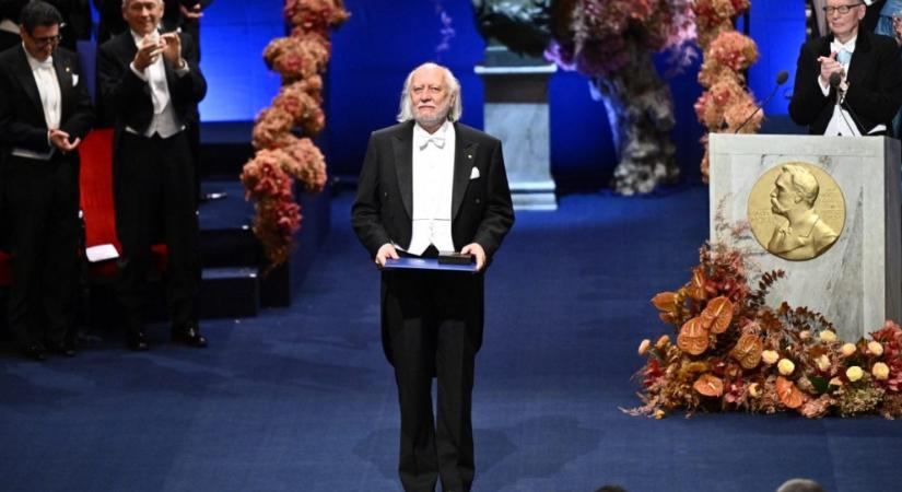 Krasznahorkai László köszönetnyilvánítása Kerekes bácsitól Istenig