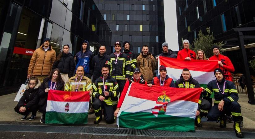 Elképesztő eredményeket értek el a baranyai tűzoltók a nemzetközi mezőnyben