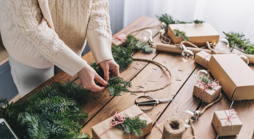 Még nem késő: Adventi ajtókoszorú házilag – így készítsd el 30 perc alatt