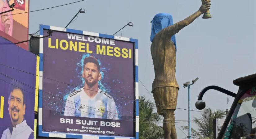 Lionel Messi egy róla készült, 21 méter magas szobrot fog leleplezni Indiában
