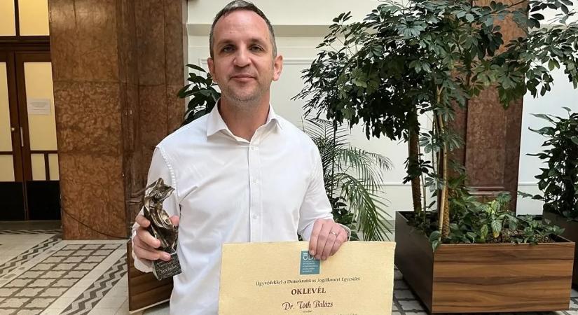 Egy börtönbizniszes ügyvédé lett az „Emberi Jogi Díj”