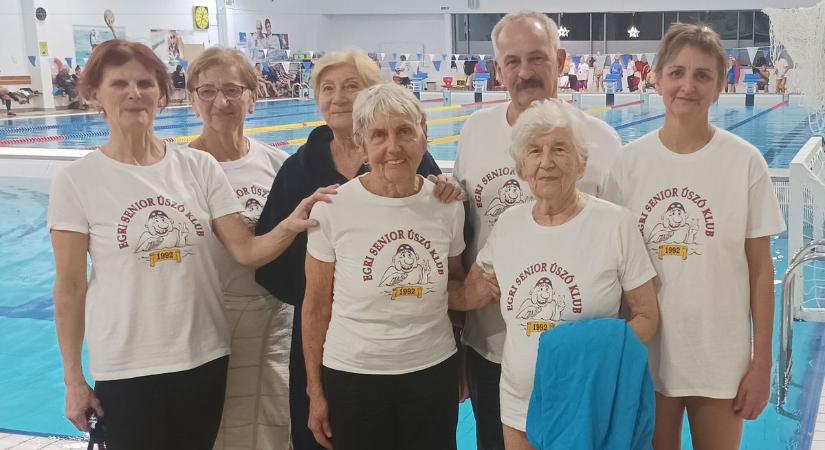 Egri Senior Úszó Klub: 100 aranyérem az idei mérlegen, ebből 40 bajnoki cím