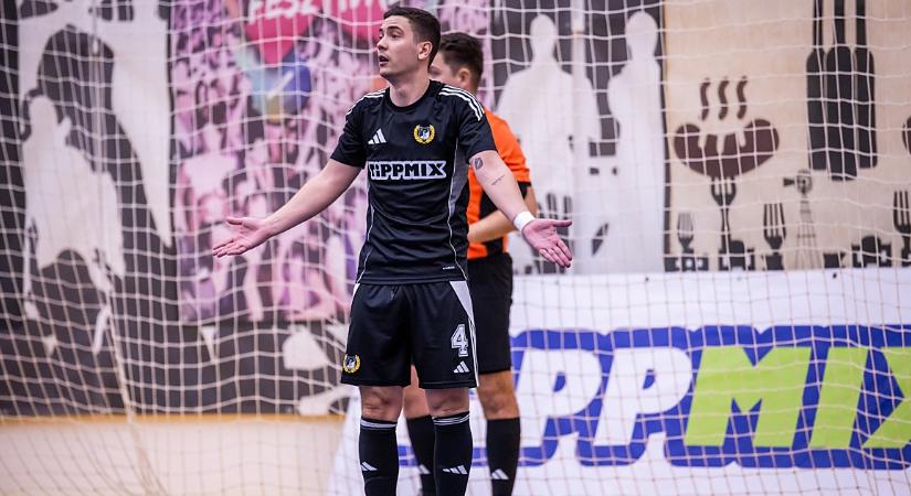 Fájó vereségbe szaladtak bele a DEAC férfi futsalosai az újonc otthonában
