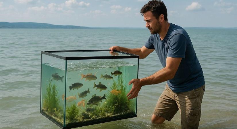 Akváriumi szemétlerakó lett a Balaton? – kiderült, ki a felelős a halinvázióért
