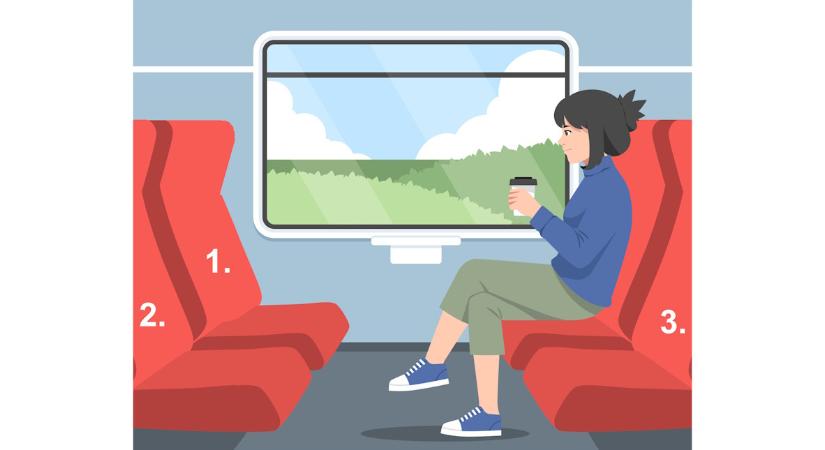 Melyik ülésbe ül le a vonaton? Ez a személyiségteszt rámutat egy olyan tulajdonságára, amelynek talán ön sincs tudatában!