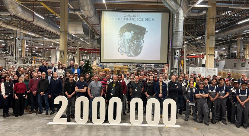 Fontos mérföldkövet ünnepel a hazai motorgyár