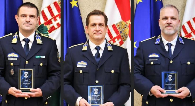 Kiváló somogyi rendőrök munkáját ismerték el