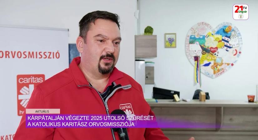 Aktuális (2025.12.12) - Kárpátalján végezte 2025 utolsó szűrését a Katolikus Karitász Orvosmissziója (videó)