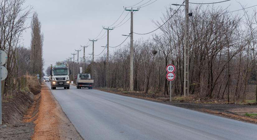 Befejeződött a Határ út aszfaltozása