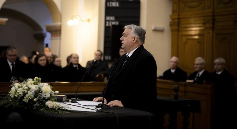Orbán Viktor Rimaszombaton búcsúzott Erdélyi Gézától: A hit dolga egyben a nemzet dolga is