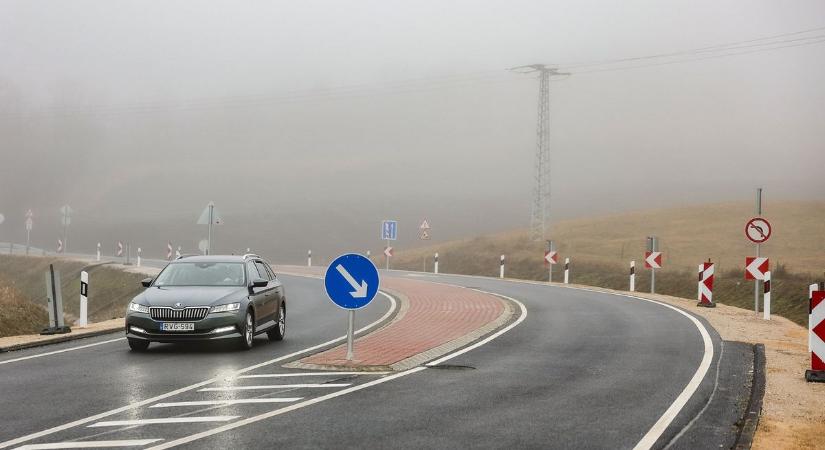 Három év után használható a 25-ös főút eddig átépített szakasza  fotók, videó