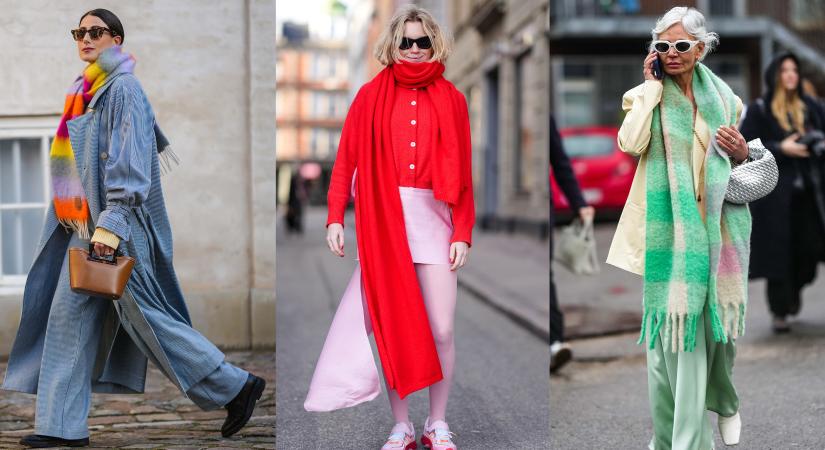 Óriás sálak télre: nemcsak védenek, de öltöztetnek is