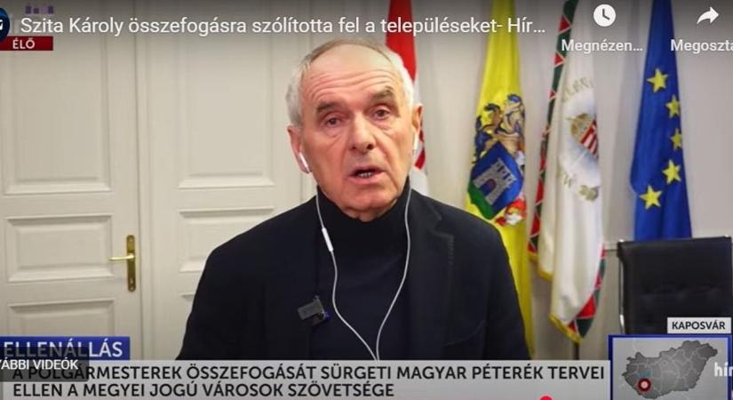 Határozatban utasíthatnák el a települések az adóemelést – Szita Károly javaslata