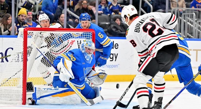 NHL: rangadót nyert a Blues; megszakította rossz sorozatát a Mammoth