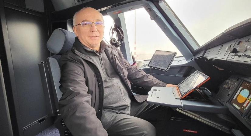 A pannonhalmi főapát repülőgép pilótafülkéjéből jelentkezett - Megfejtettük az üzenetét - fotó