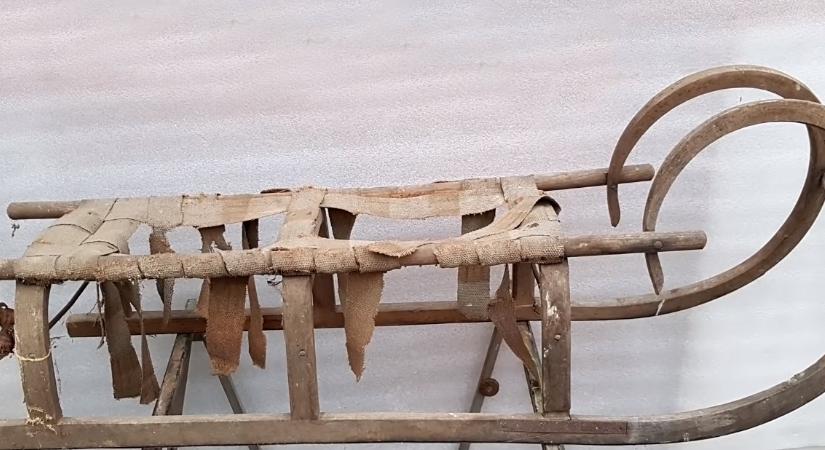 Más kidobta volna ezt a romos szánkót, ő felújította