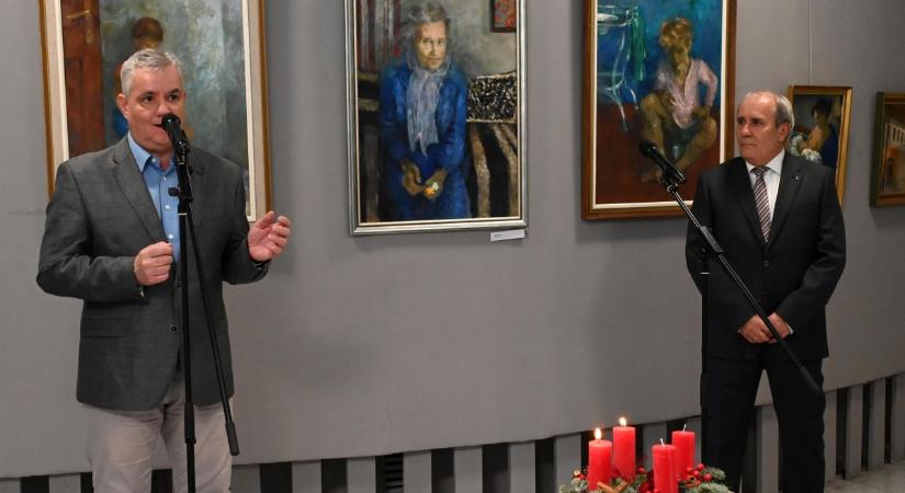 A művész bilin ülő fia is megjelenik a Szőnyi-tanítvány egyik festményén