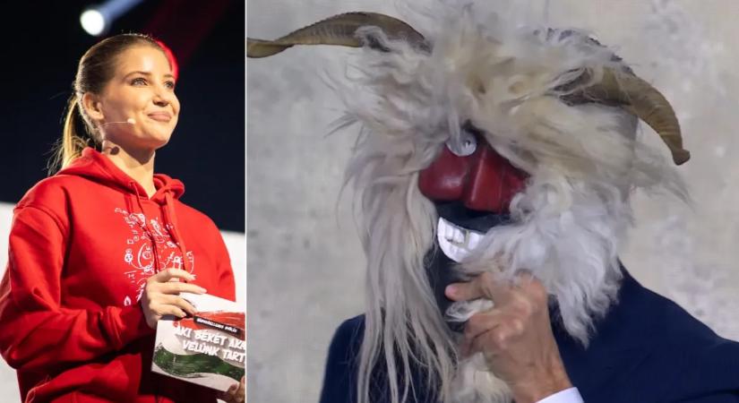 Búsómaszkkal űzték el Magyar Pétert Szabó Zsófiék Mohácson