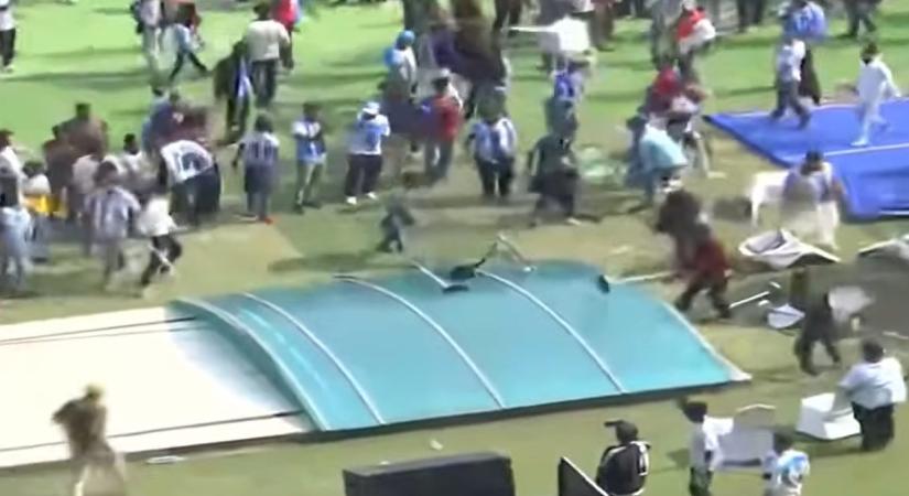 Szörnyű pusztítással indult Lionel Messiék indiai körútja – videó