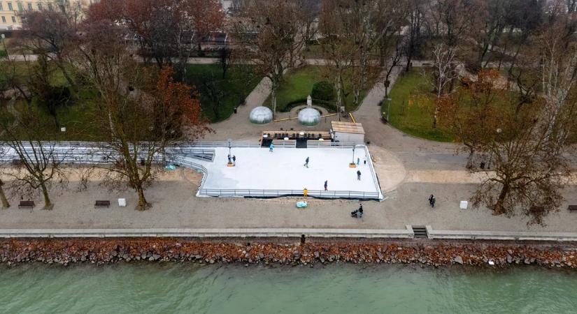 Ilyet máshol nem látsz: különleges élménnyel vár a balatonfüredi jégpálya