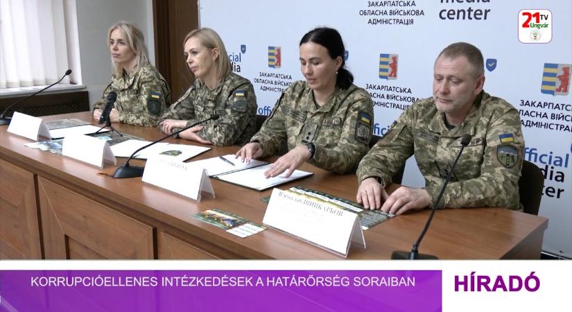 Korrupcióellenes intézkedések a határőrség soraiban (videó)