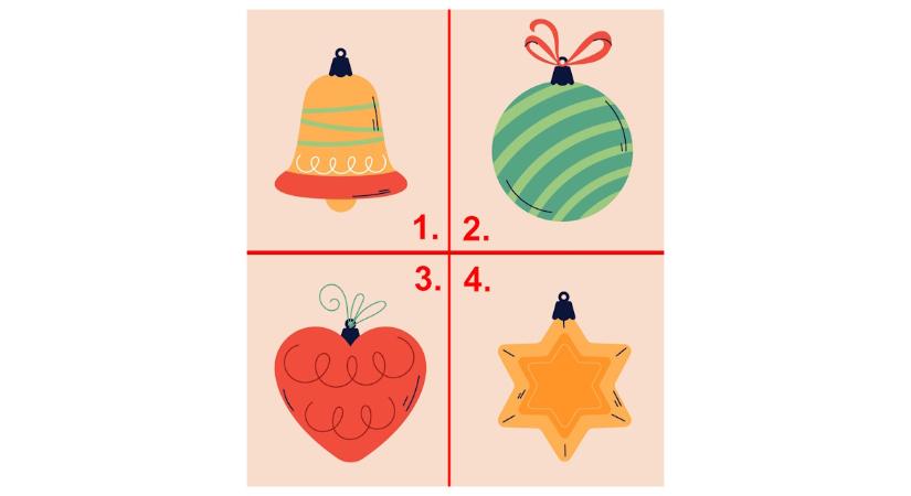 Személyiségteszt: válasszon egy karácsonyfadíszt, és megmutatjuk, milyen jövőt vonz be 2026-ra!