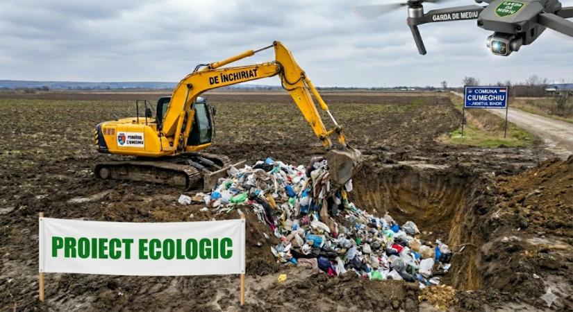 Drón buktatott le egy Bihar megyei környezetszennyező helyi önkormányzatot – hírmix