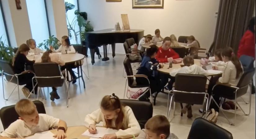 Szépírásverseny Beregszászon (videó)