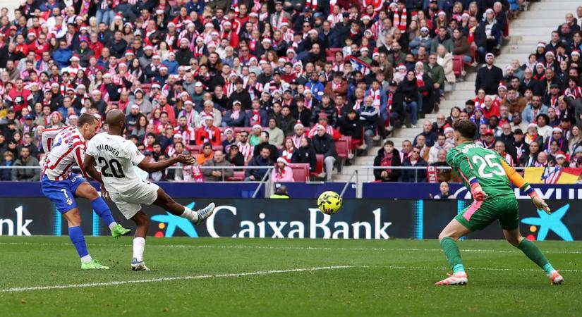 Két vesztes bajnoki után, Griezmann góljával újra nyert az Atlético Madrid