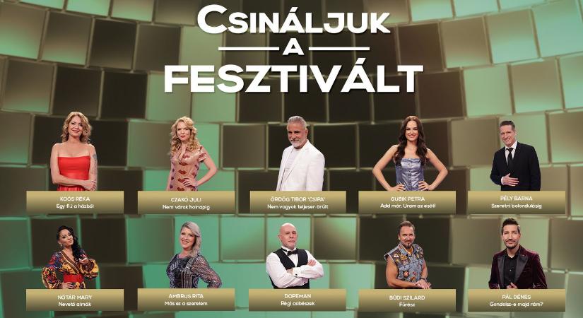 Ezek az énekesek lépnek színpadra - a táncdalfesztiválok győztes slágerei a 2025-ös Csináljuk a fesztivált! második adásában
