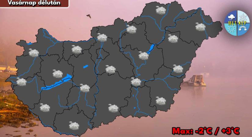 A hét utolsó napján is marad az egyhangú ködös idő